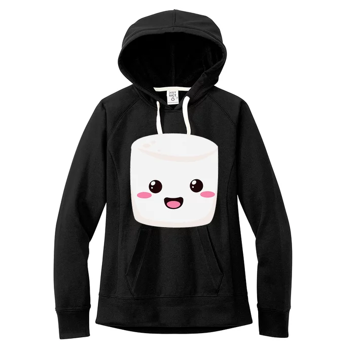 Kawaii Halloween Group Costume Party Smores Marshmallow Women's Fleece Hoodie