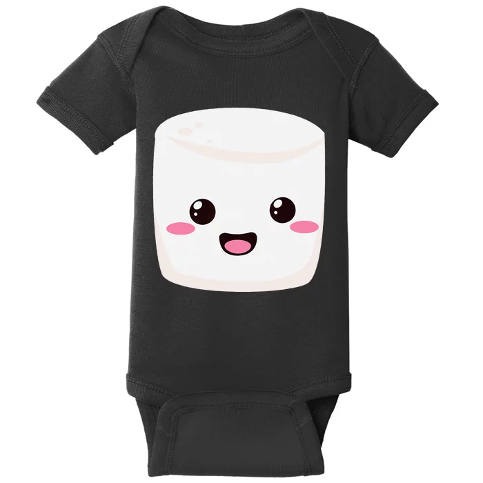 Kawaii Halloween Group Costume Party Smores Marshmallow Baby Bodysuit