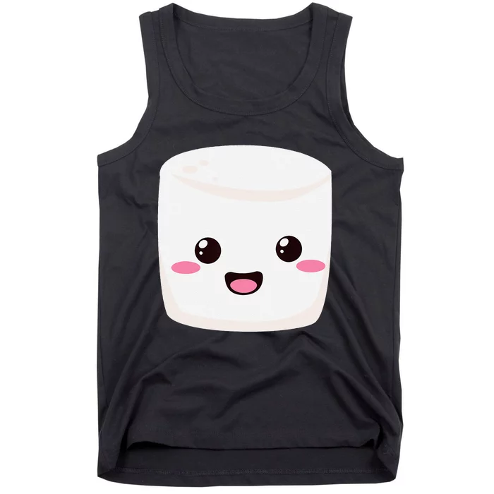 Kawaii Halloween Group Costume Party Smores Marshmallow Tank Top