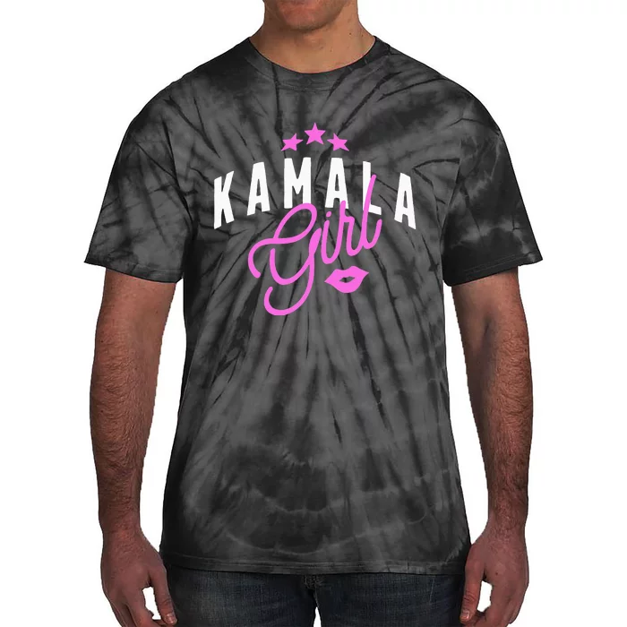 Kamala Harris Girl Vintage Feminine First Female President Tie-Dye T-Shirt