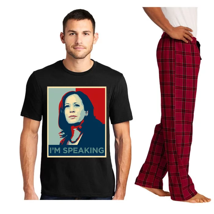 Kamala Harris Great Gift IM Speaking Quote Joe Biden 2020 Cool Gift Pajama Set