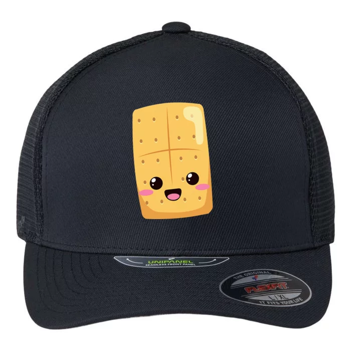 Kawaii Halloween Group Costume Party Smores Graham Cracker Flexfit Unipanel Trucker Cap