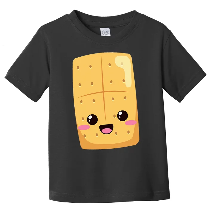 Kawaii Halloween Group Costume Party Smores Graham Cracker Toddler T-Shirt