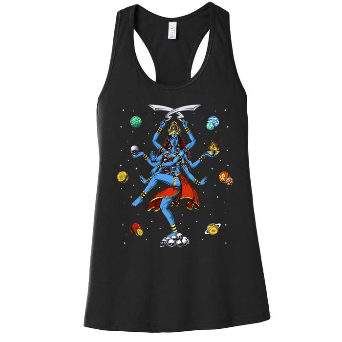 Kali Hindu Goddess Hinduism Deity God Spiritual Zen Yoga Women's Racerback Tank