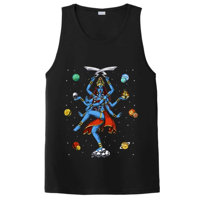 Kali Hindu Goddess Hinduism Deity God Spiritual Zen Yoga Performance Tank