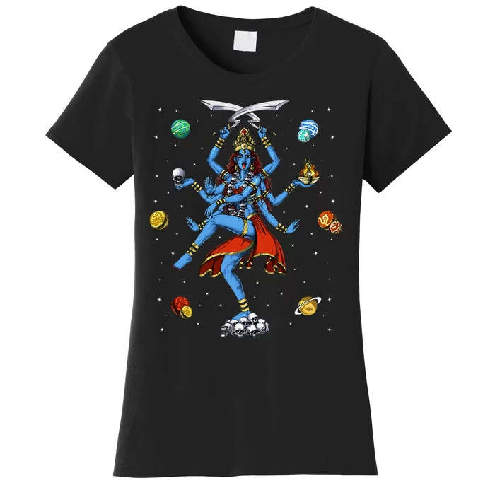 Kali Hindu Goddess Hinduism Deity God Spiritual Zen Yoga Women's T-Shirt