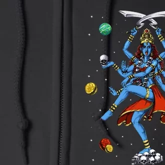 Kali Hindu Goddess Hinduism Deity God Spiritual Zen Yoga Full Zip Hoodie