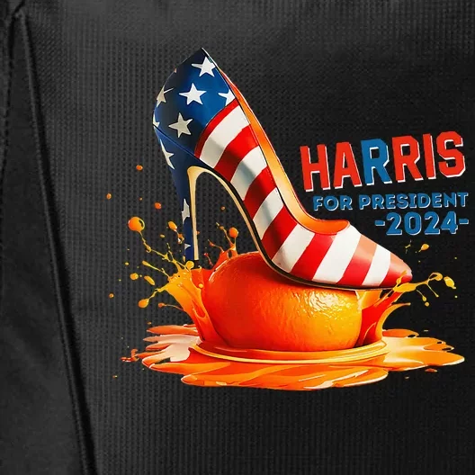 Kamala Harris High Heel Crush Orange City Backpack