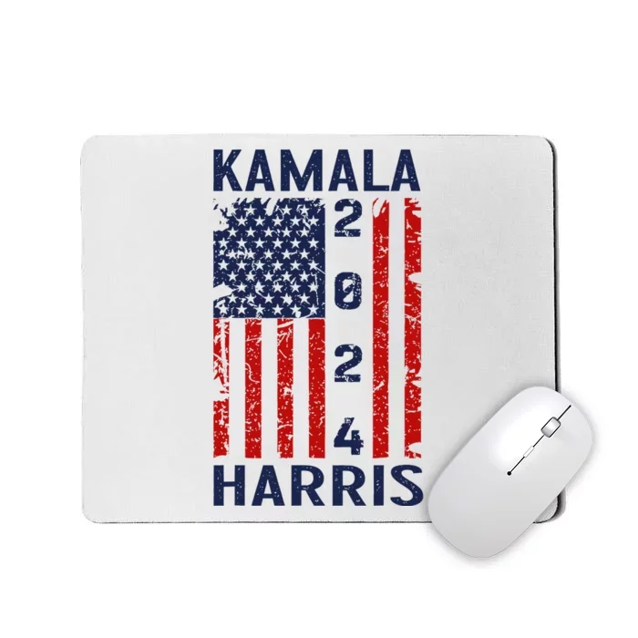 Kamala Harris Harris 2024 Us Flag Democratic Mousepad