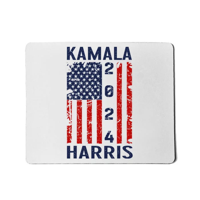 Kamala Harris Harris 2024 Us Flag Democratic Mousepad