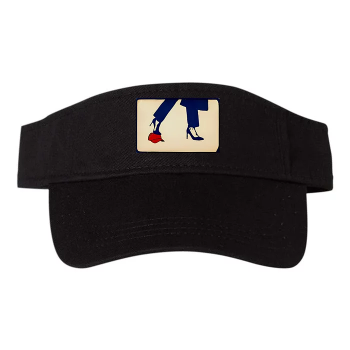 Kamala Harris Heels Stepping On Maga Hat Valucap Bio-Washed Visor