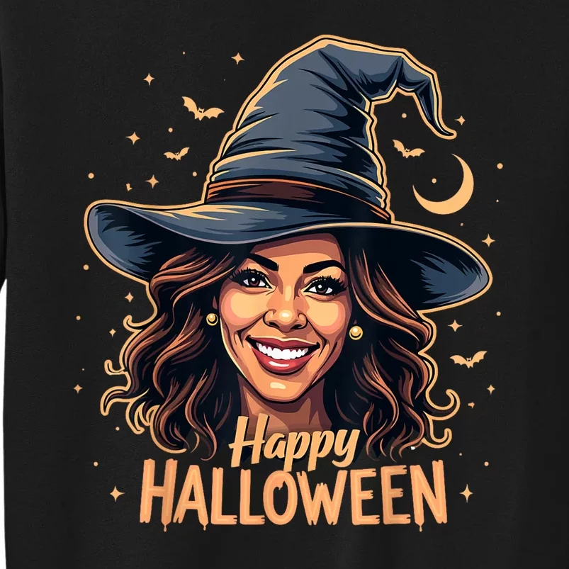 Kamala Harris Happy Halloween 2024 Election Witch Costume Tall Sweatshirt