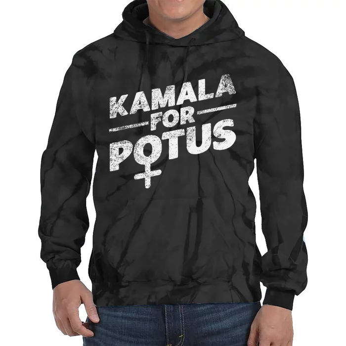 Kamala Harris Historic First Woman President Tie Dye Hoodie