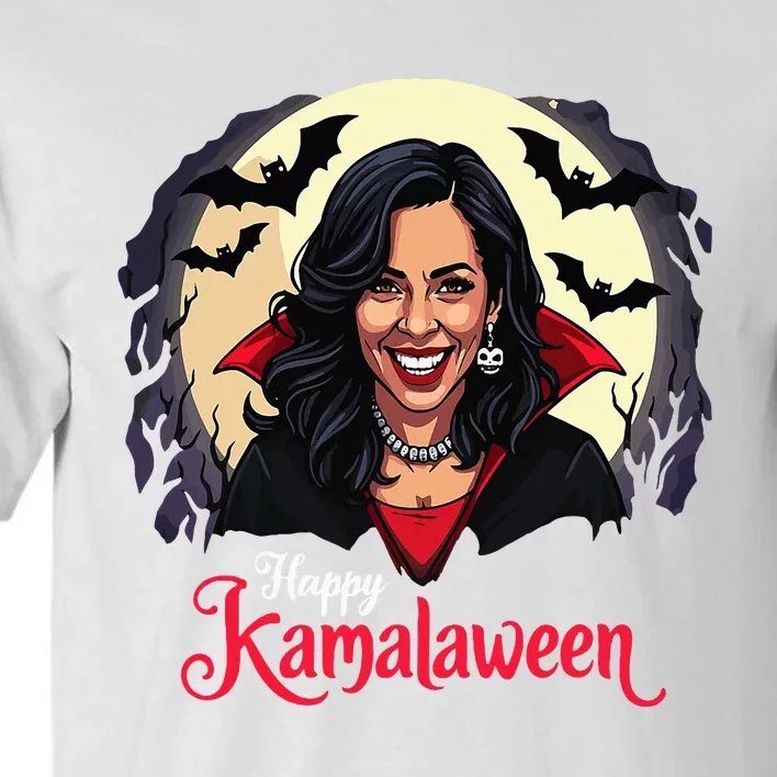 Kamala Harris Happy Kamalaween Pumpkin Ghost Vote Tall T-Shirt