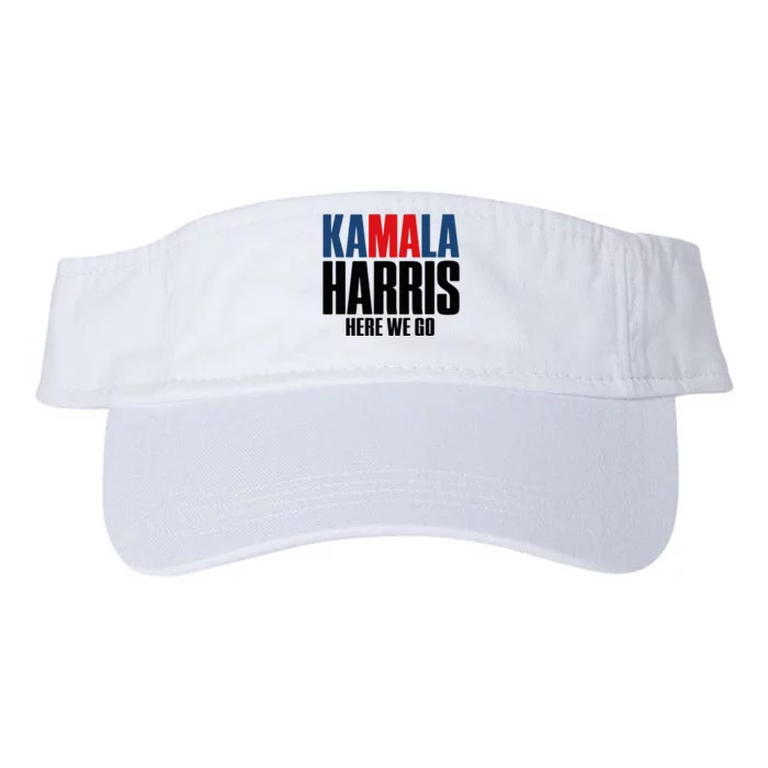 Kamala Harris Here We Go. Kamala Valucap Bio-Washed Visor