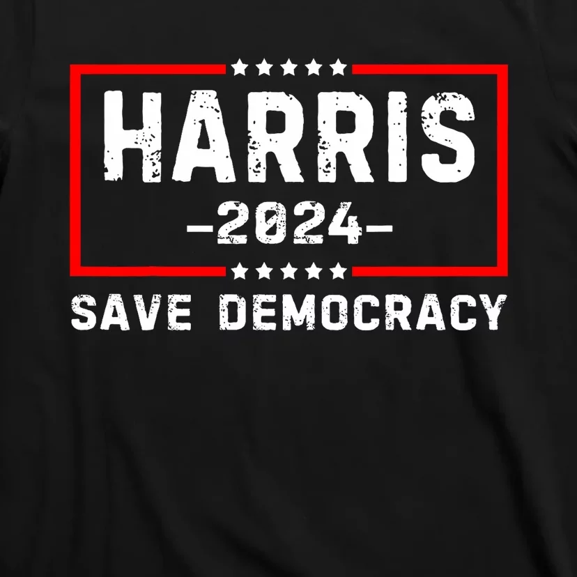 Kamala Harris Harris 2024 Us Flag Democratic President T-Shirt