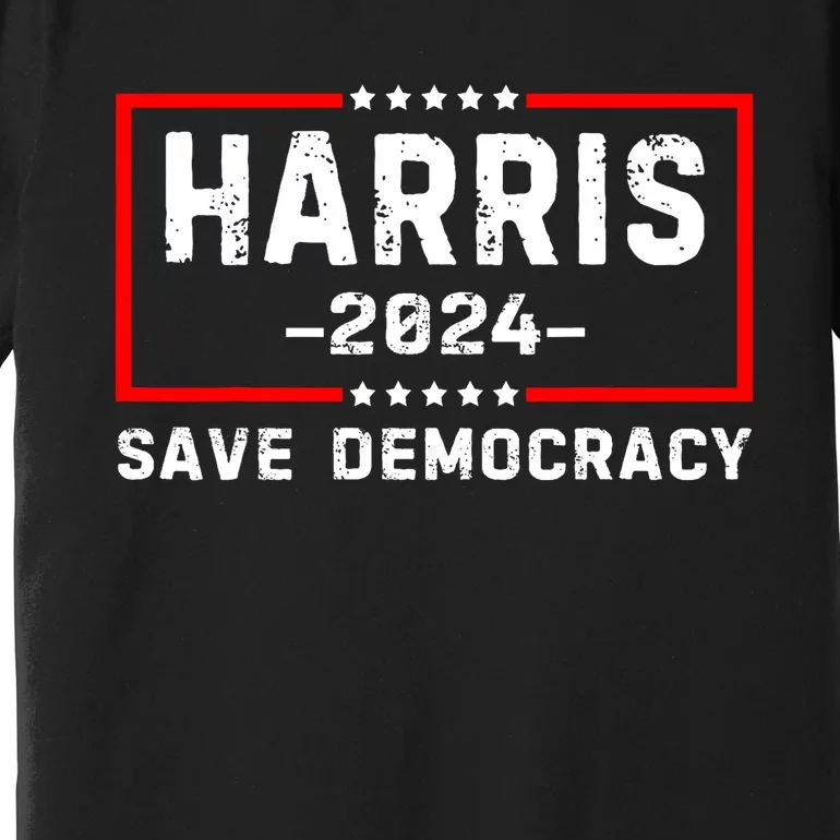 Kamala Harris Harris 2024 Us Flag Democratic President Premium T-Shirt