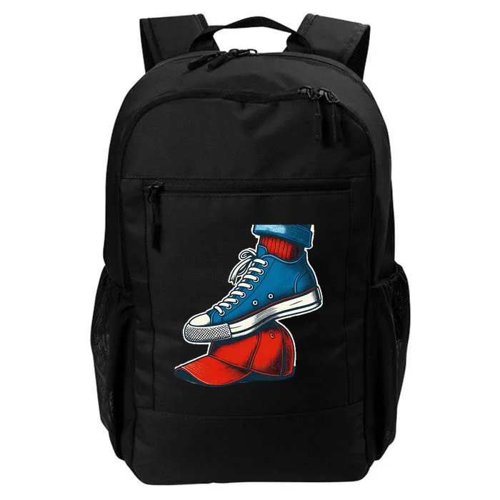 Kamala Harris High Heels Stepping On Red Maga Hat Daily Commute Backpack