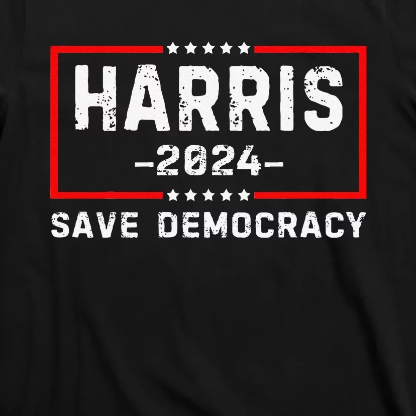 Kamala Harris Harris 2024 Us Flag Democratic President T-Shirt