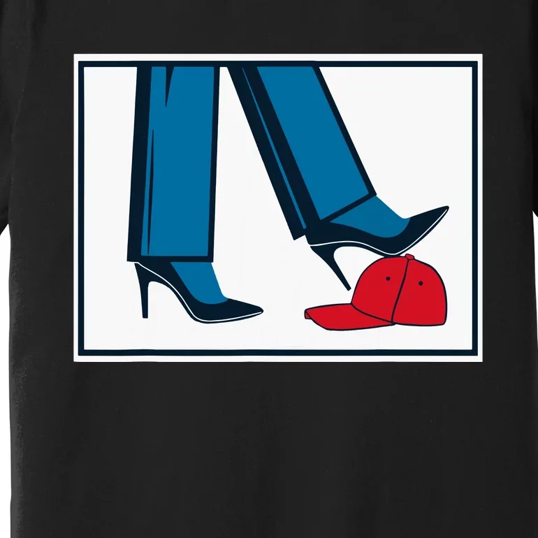 Kamala Harris Heels Stepping On Maga Hat Premium T-Shirt