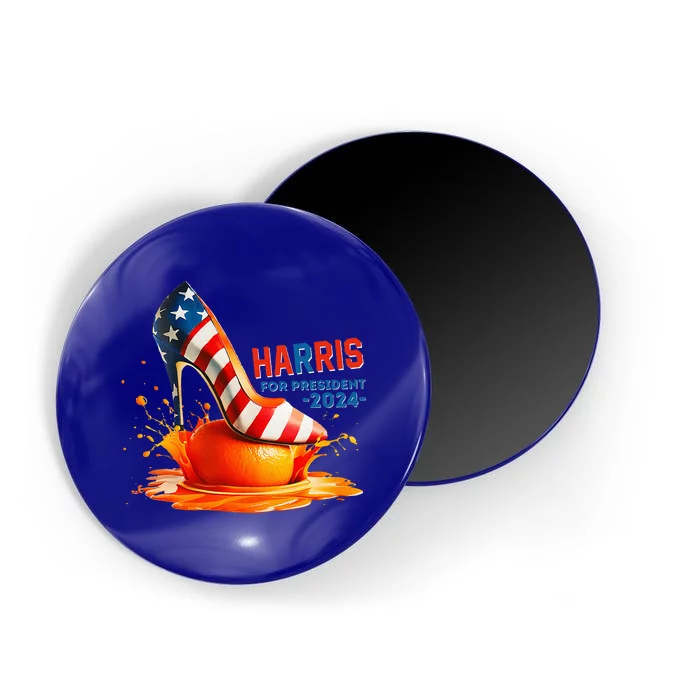 Kamala Harris High Heel Crush Orange Antitrump Magnet