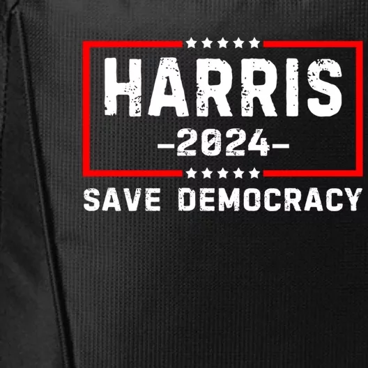 Kamala Harris Harris 2024 Us Flag Democratic President Gift City Backpack