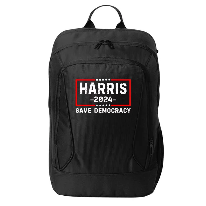 Kamala Harris Harris 2024 Us Flag Democratic President Gift City Backpack