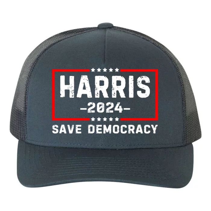 Kamala Harris Harris 2024 Us Flag Democratic President Gift Yupoong Adult 5-Panel Trucker Hat