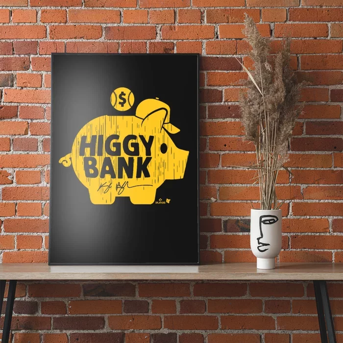 Kyle Higashioka Higgy Bank San Diego Baseball Poster