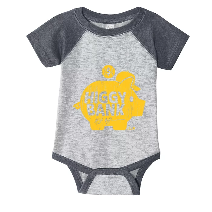 Kyle Higashioka Higgy Bank San Diego Baseball Infant Baby Jersey Bodysuit