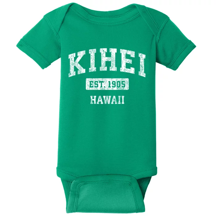 Kihei Hawaii Hi Vintage Sports Baby Bodysuit