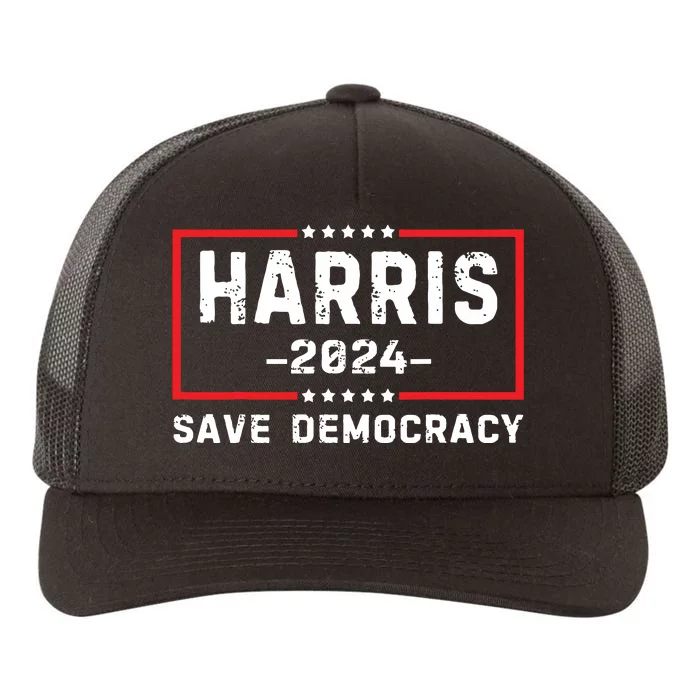 Kamala Harris Harris 2024 Us Flag Democratic President Yupoong Adult 5-Panel Trucker Hat