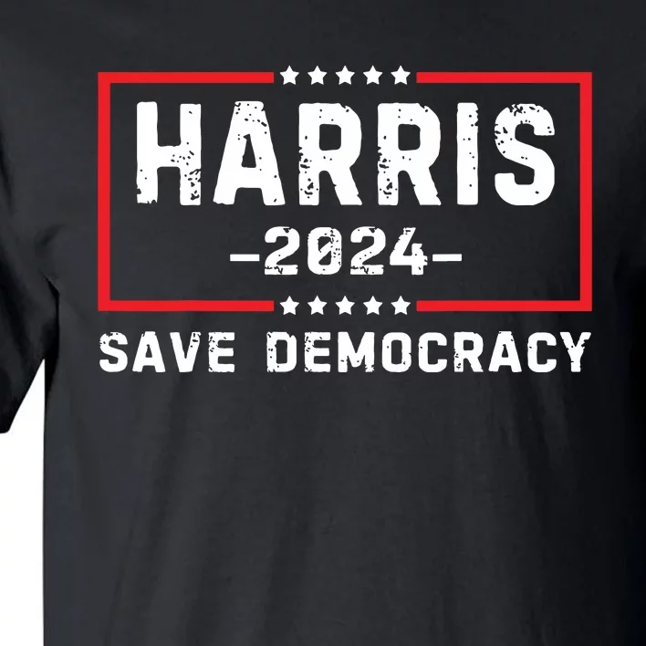 Kamala Harris Harris 2024 Us Flag Democratic President Tall T-Shirt