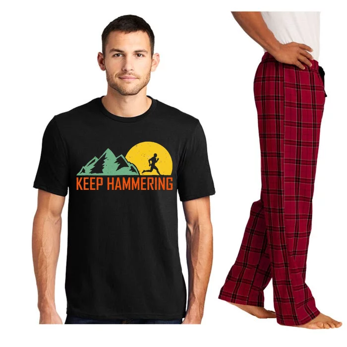 Keep Hammering Hiking Mountain Trail Pajama Set