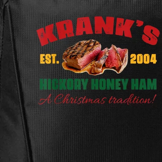 KrankS Hickory Honey Ham A Christmas Tradition Xmas City Backpack