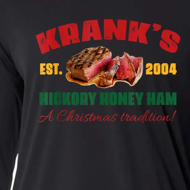 KrankS Hickory Honey Ham A Christmas Tradition Xmas Cooling Performance Long Sleeve Crew