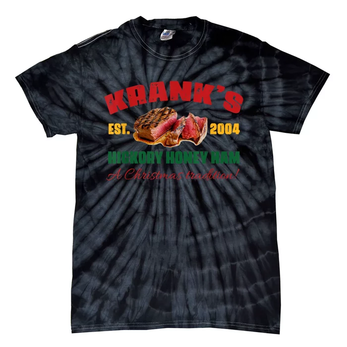 KrankS Hickory Honey Ham A Christmas Tradition Xmas Tie-Dye T-Shirt