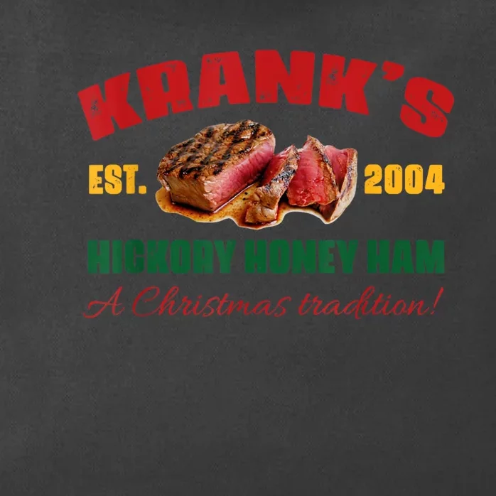 KrankS Hickory Honey Ham A Christmas Tradition Xmas Zip Tote Bag