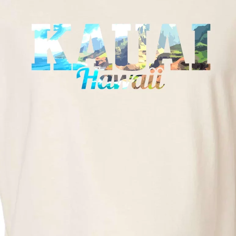 Kauai Hawaii Hawaiian Islands Surf Surfing Surfer Gift Cute Gift Garment-Dyed Women's Muscle Tee