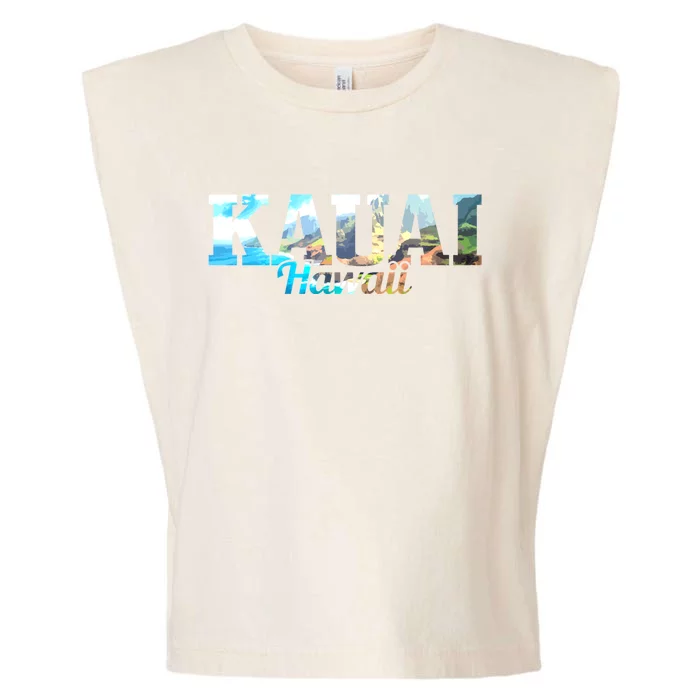 Kauai Hawaii Hawaiian Islands Surf Surfing Surfer Gift Cute Gift Garment-Dyed Women's Muscle Tee