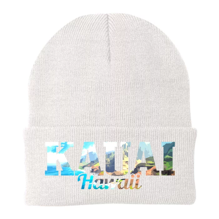 Kauai Hawaii Hawaiian Islands Surf Surfing Surfer Gift Cute Gift Knit Cap Winter Beanie