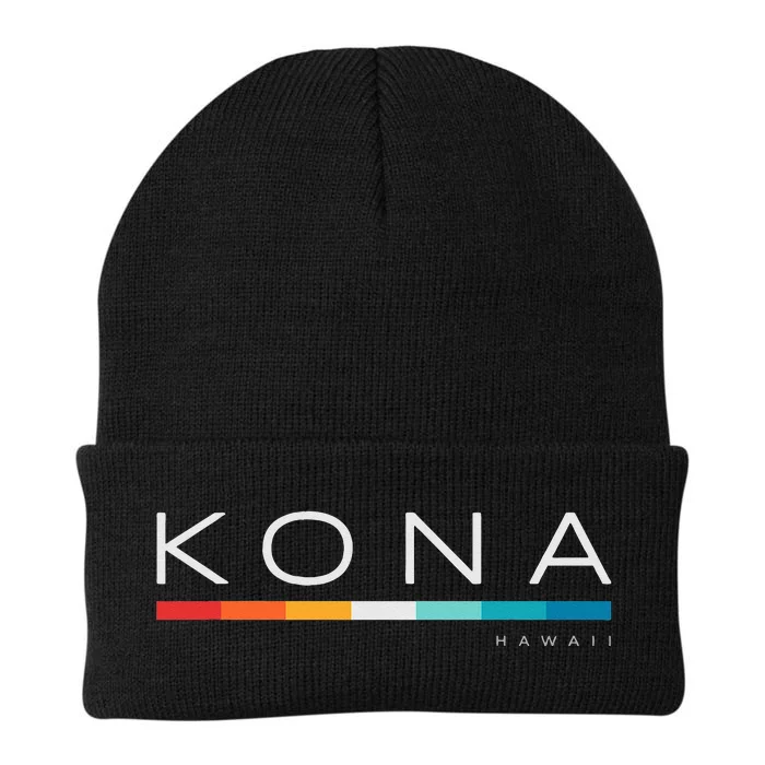 Kona Hawaii HI Retro Design Knit Cap Winter Beanie