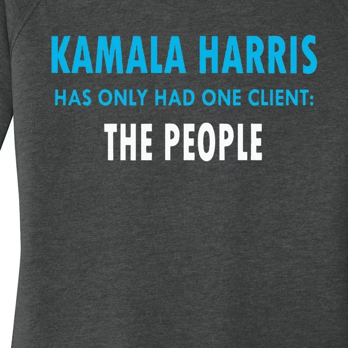 Kamaka Harris Has Only Had One Client The People Women's Perfect Tri Tunic Long Sleeve Shirt