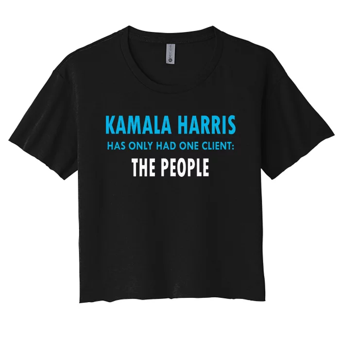 Kamaka Harris Has Only Had One Client The People Women's Crop Top Tee