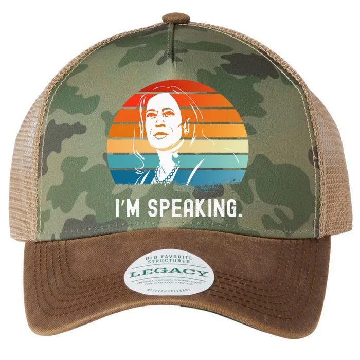 Kamala Harris IM Speaking Madam Vice President Legacy Tie Dye Trucker Hat