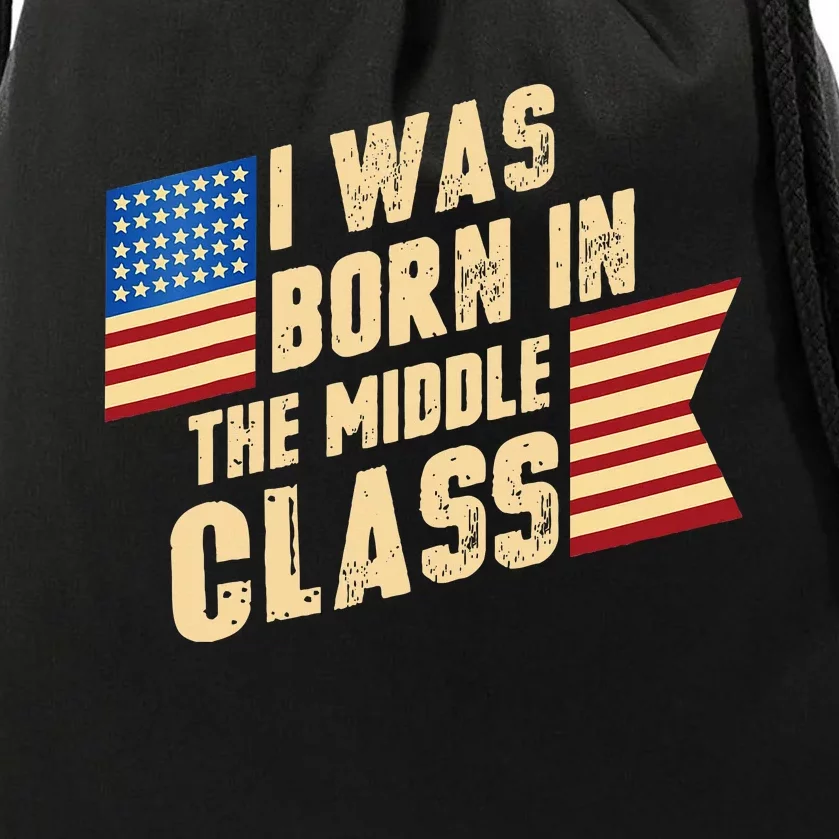 Kamala Harris I Was Born In Middle Class Family Vote Kamala Drawstring Bag