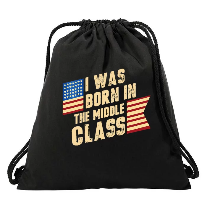 Kamala Harris I Was Born In Middle Class Family Vote Kamala Drawstring Bag