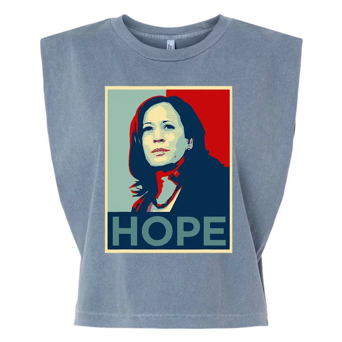 Kamala Harris Im Speaking Quote Joe Biden 2024 Hope Garment-Dyed Women's Muscle Tee