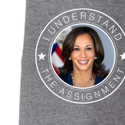 Kamala Harris I Understand The Assignment 2024 Election Emblem Doggie 3-End Fleece Hoodie