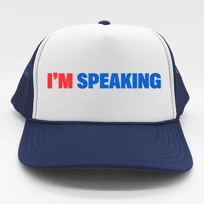 Kamala Harris Im Speaking 2024 Vp Debate Quote Trucker Hat